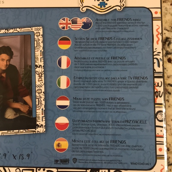 NEW Friends TV Show Apartment Puzzle 1000 pieces - Picture 6 of 6